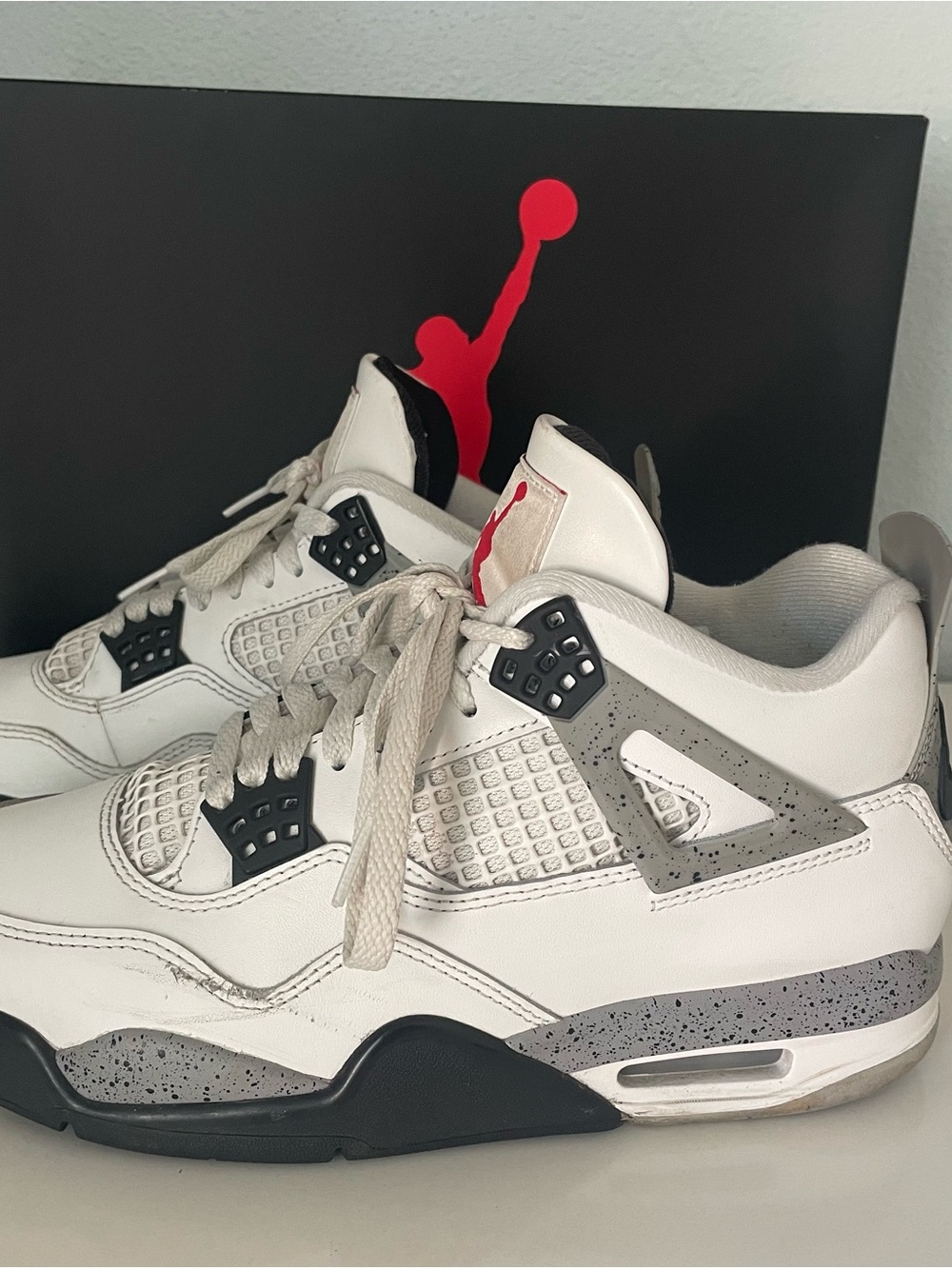 Jordan 4 White Cement 2025 size 7.5 mens